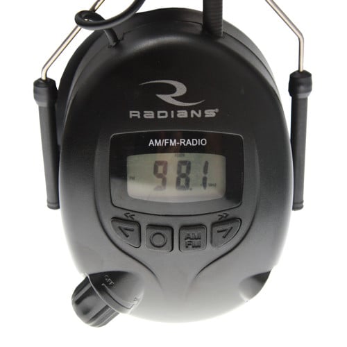RADIANS AM/FM Electronic Earmuff Black Earcup for sale at KYGUNCO.