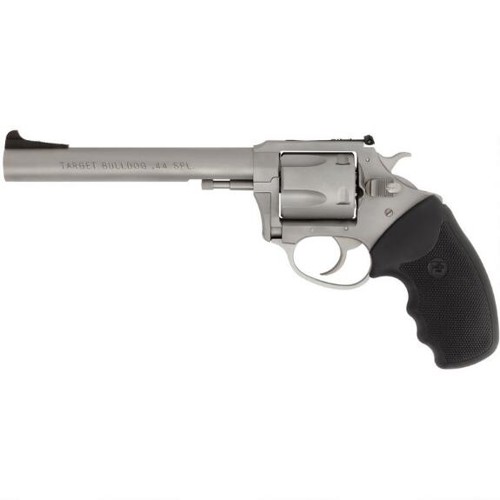CHARTER ARMS Target Bulldog 44 S&W 6" 5rd Revolver - Stainless for sale at KYGUNCO.