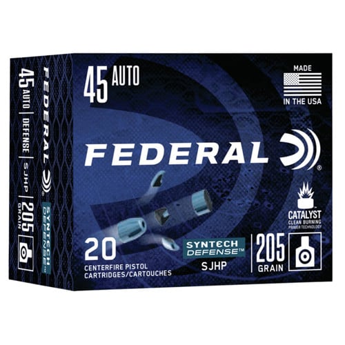 FEDERAL AMMO 45 ACP TBDGr SJHP 20rd for sale at KYGUNCO.