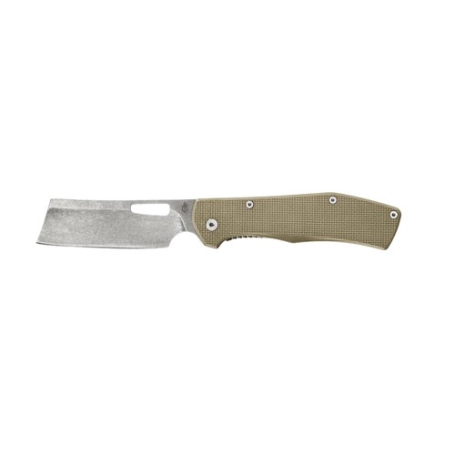 GERBER KNIVES FlatIron Folder 3.6" Cleaver Blade Desert Tan G10 for sale at KYGUNCO.
