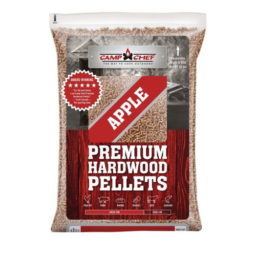 CAMP CHEF Apple Premium Hardwood Pellets (20 lbs) for sale at KYGUNCO.