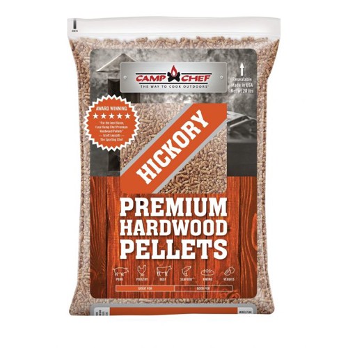 CAMP CHEF Hickory Premium Hardwood Pellets (20 lbs) for sale at KYGUNCO.