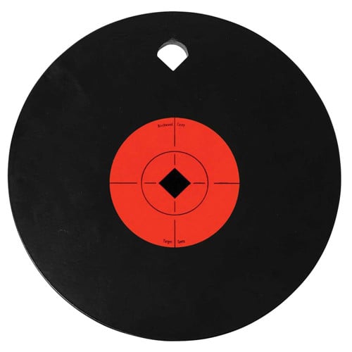 BIRCHWOOD CASEY 8" Gong one hole 3/8" AR500 Steel for sale at KYGUNCO.