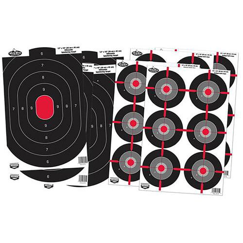 BIRCHWOOD CASEY Dirty Bird Combo 4-12"x18" Oval/Bull's-Eye 8ct for sale at KYGUNCO.