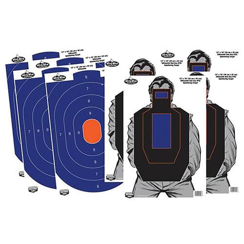 BIRCHWOOD CASEY Dirty Bird Combo 12"x18" Oval & Silhouette 8ct for sale at KYGUNCO.