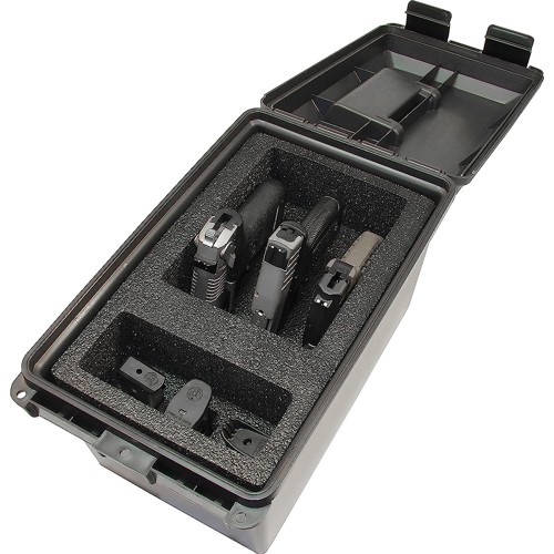 MTM Case Gard TPC3 Tactical Pistol Handgun Case (3 Gun) | Black for sale at KYGUNCO.