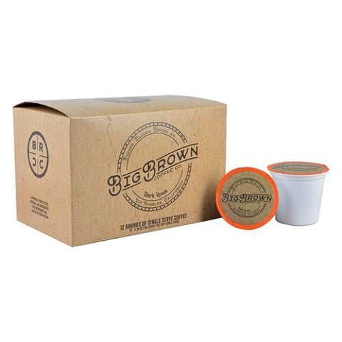 BLACK RIFLE COFFEE Big Brown Dark Roast Single Serve K-cups 12ct for sale at KYGUNCO.