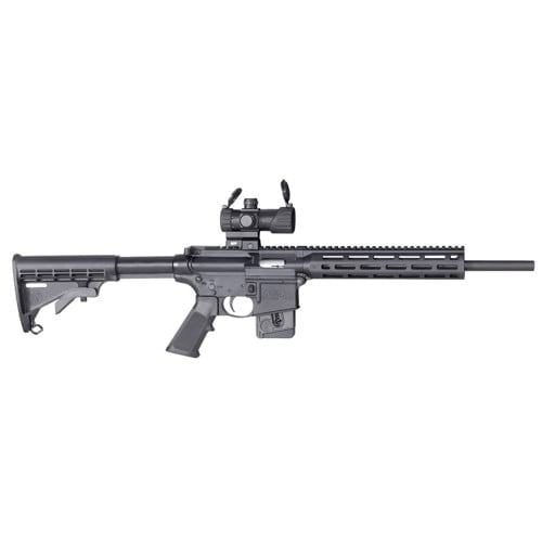 SMITH & WESSON MP15-22 Sport 22LR 16.5" 10rd Semi-Auto Rifle w/ Red Dot - CA Compliant - Black for sale at KYGUNCO.