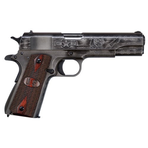 AUTO-ORDNANCE 1911 Victory Girls 45 ACP Single 5" 7rd Checkered for sale at KYGUNCO.