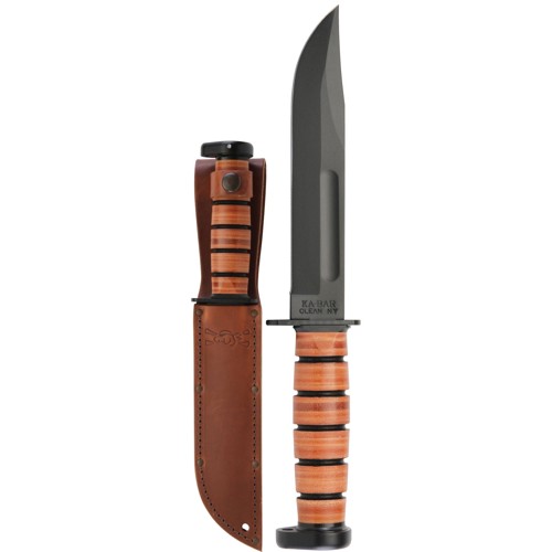 KA-BAR Dog's Head Utility Brown Leather Sheath for sale at KYGUNCO.