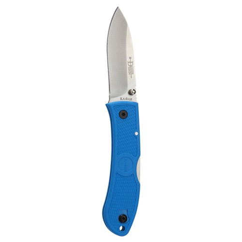 KA-BAR Dozier Folding Hunter-Blue Black Pocket Clip for sale at KYGUNCO.