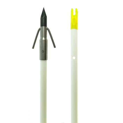 MUZZY Classic White Fish Arrow w/Carp Point w/nock for sale at KYGUNCO.