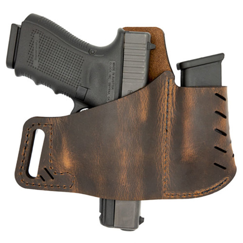 VERSACARRY Commander Spare Mag Carrier Rh Brown Size 1 for sale at KYGUNCO.