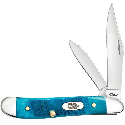 CASE KNIVES Caribbean Blue Bone - Sawcut Jig Peanut (6220 SS) for sale at KYGUNCO.