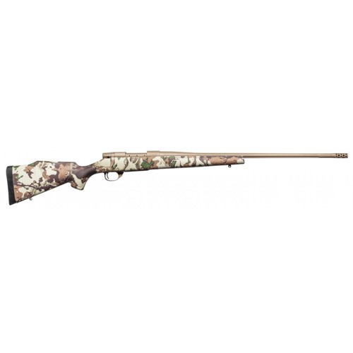WEATHERBY Vanguard First Lite 6.5 Creedmoor 24" 3+1 Bolt Rifle w/ Fluted Barrel - FDE / Fusion Camo for sale at KYGUNCO.