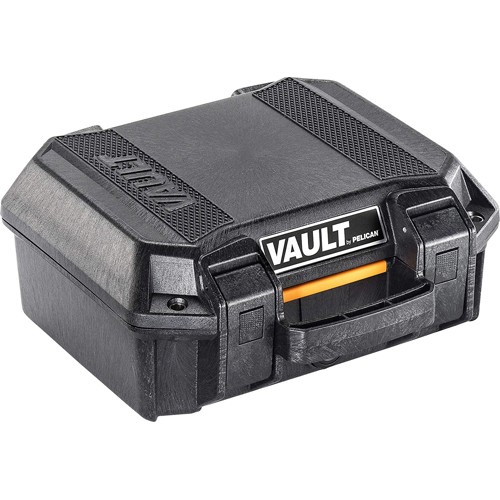 PELICAN V100 Vault Small Pistol Case Black for sale at KYGUNCO.