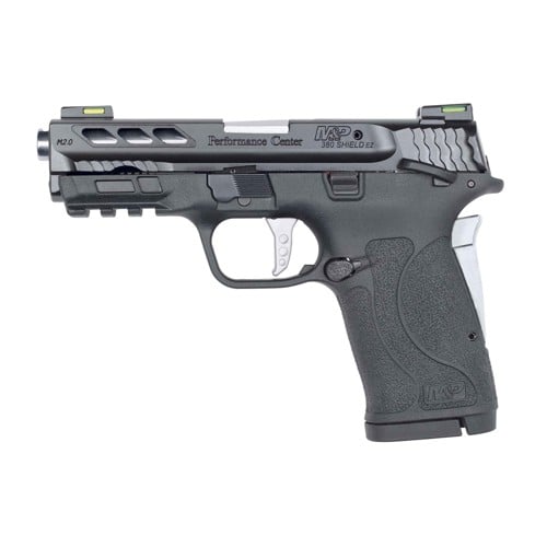 SMITH & WESSON Performance Center M&P380 Shield EZ M2.0 380ACP 3.8" 8rd Pistol -Silver Ported Barrel for sale at KYGUNCO.