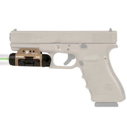 VIRIDIAN X5L-FDE Gen 3 green laser/light Rail Mount for sale at KYGUNCO.