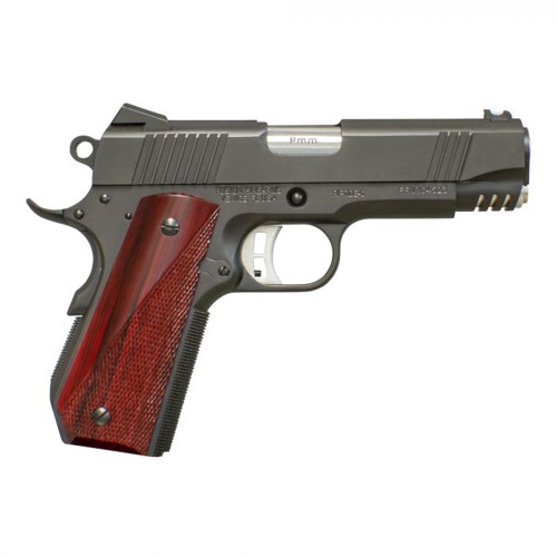 FUSION FIREARMS RIPTIDE 1911 9mm 4.3" 7rd Pistol - Black w/ Cocobolo Grips for sale at KYGUNCO.