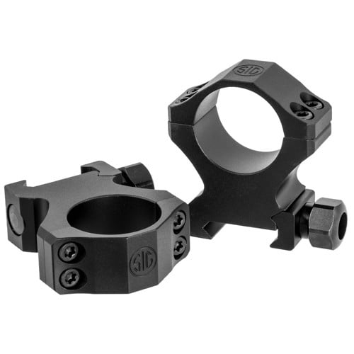 SIG SAUER Alpha1 Scope Rings 1" High Profile 1.12"Blk for sale at KYGUNCO.