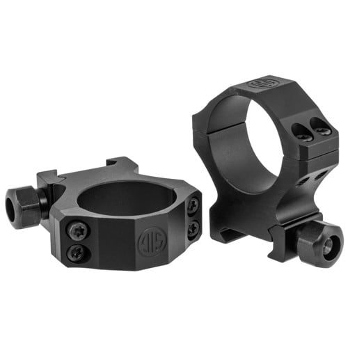 SIG SAUER Alpha1 Scope Rings 30mm High Profile 1.12" Blk for sale at KYGUNCO.