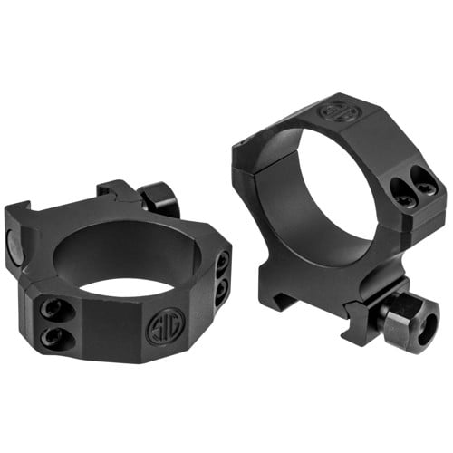 SIG SAUER Alpha1 Scope Rings 34mm High Profile 1.12" Blk for sale at KYGUNCO.