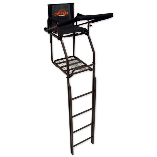 COPPER RIDGE OUTDOORS ULTRA COMFORT 21" DOUBLE RAIL LADDERSTAND for sale at KYGUNCO.