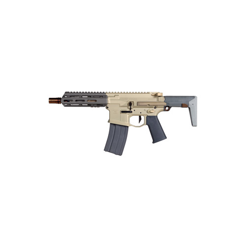 Q LLC Honey Badger 300 AAC Blackout 7" 30rd Semi-Auto Short Barrel Rifle - M-LOK - FDE / Tungsten for sale at KYGUNCO.