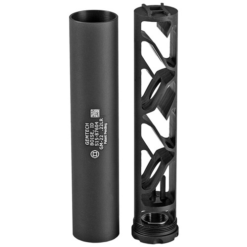 GEMTECH GM-22 22LR 5" Direct Thread Silencer / Suppressor - Black for sale at KYGUNCO.