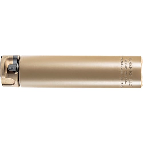 SUREFIRE SOCOM762 Mini2 7.62x51 Quick Detach Rifle Silencer / Suppressor - FDE for sale at KYGUNCO.
