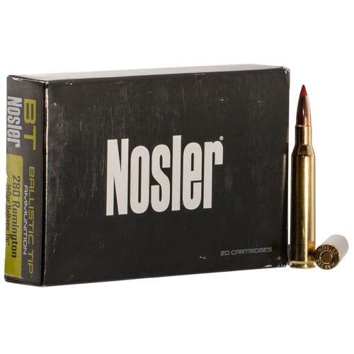 NOSLER 280 Rem 140Gr Ballistic Tip 20rd for sale at KYGUNCO.