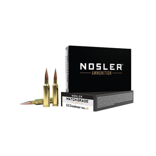 NOSLER RDG Match Grade 6.5 Creedmoor 140gr Hollow Point Boat Tail Ammunition | 20 Rounds for sale at KYGUNCO.