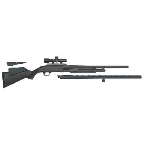 MOSSBERG 500 Combo 12 Gauge 3" 24"/28" 5+1 Pump Shotgun w/ Dead Ringer 2.5x20 Scope - Black for sale at KYGUNCO.