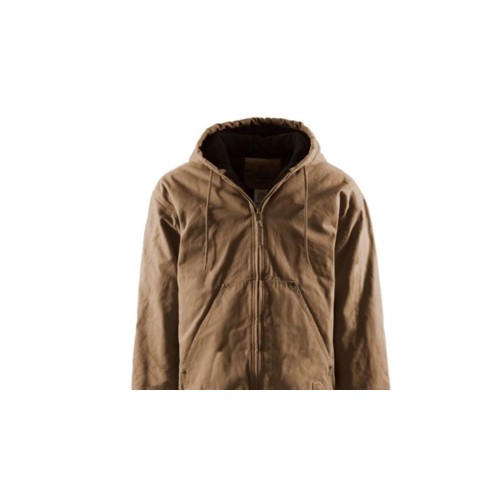 BERNE WORKWEAR Highland Washed Hooded Jacket Mens Hickory Plus for sale at KYGUNCO.