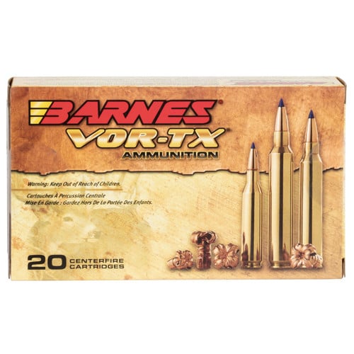 BARNES AMMO VOR-TX 300 Weatherby Mag 180gr Tipped TSX Boat Tail Ammunition | 20 Rounds for sale at KYGUNCO.