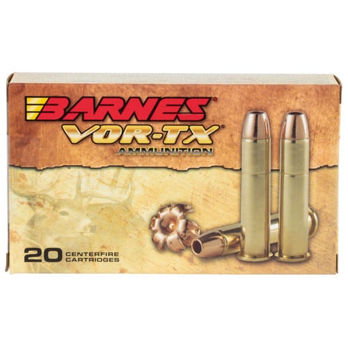 BARNES AMMO VOR-TX 45-70 Govt 300gr TSX Flat Nose Ammunition | 20 Rounds for sale at KYGUNCO.