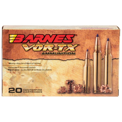 BARNES AMMO VOR-TX 300 Win Mag 180gr Tipped TSX Boat Tail Ammunition | 20 Rounds for sale at KYGUNCO.