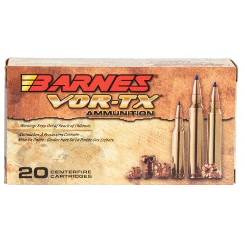 BARNES AMMO VOR-TX 6.5 Creedmoor 120gr ype Tipped TSX Boat Tail Brass Ammunition | 20 Rounds for sale at KYGUNCO.