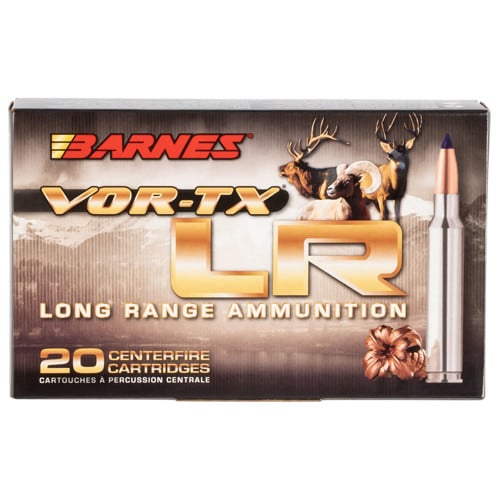 BARNES AMMO VOR-TX LR 6.5 Creedmoor 127gr LRX Boat Tail Ammunition | 20 Rounds for sale at KYGUNCO.