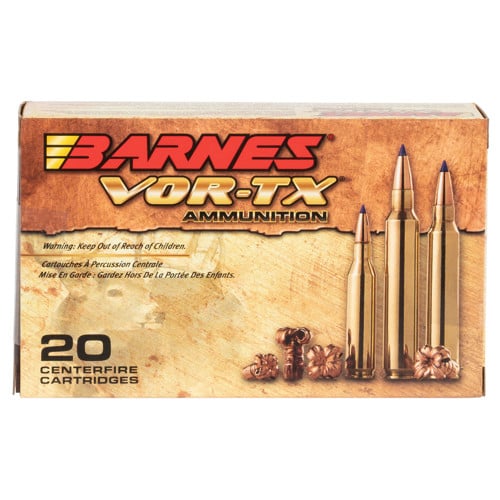 BARNES AMMO VOR-TX 35 Whelen 180gr Tipped TSX Flat Base Ammunition | 20 Rounds for sale at KYGUNCO.