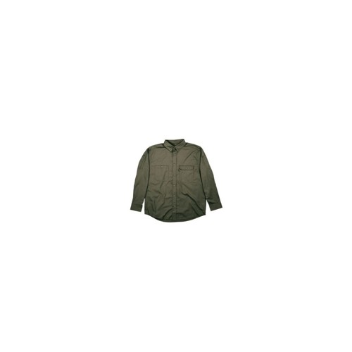 BERNE WORKWEAR Utility LW Canvas Long Sleeve Work Shirt Sage Plus for sale at KYGUNCO.