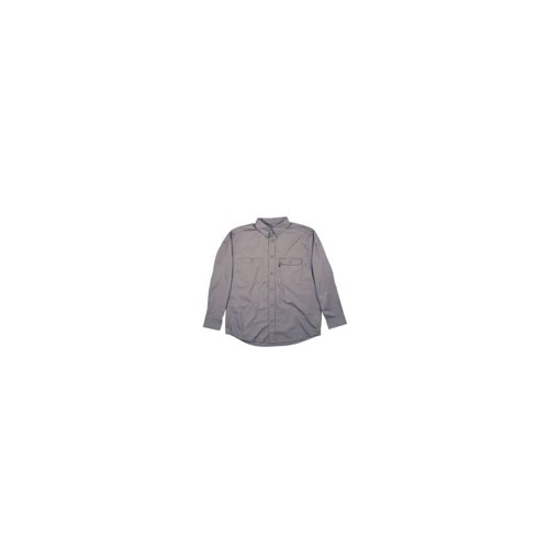BERNE WORKWEAR Utility LW Canvas Long Sleeve Work Shirt Titanium for sale at KYGUNCO.