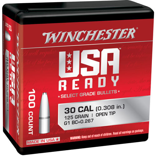 WINCHESTER AMMO Reloading Bullets OT CP 125 Grain 100rd for sale at KYGUNCO.