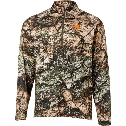 NOMAD CLOTHING Midweight 1/4 Zip Mossy Oak Terra for sale at KYGUNCO.