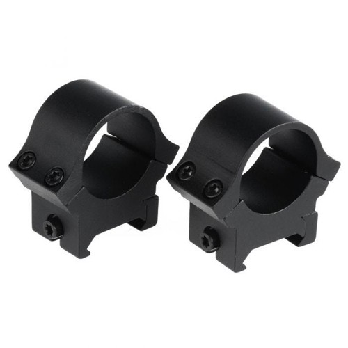 B SQUARE Medium Height 1" Sport Utility Rings | Matte Black for sale at KYGUNCO.