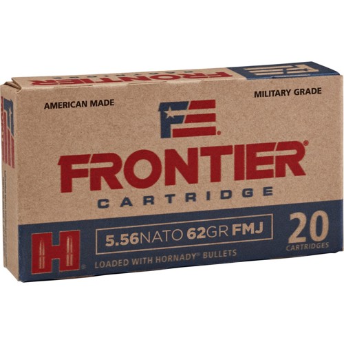 HORNADY 5.56 NATO Frontier 62Gr FMJ 150rd for sale at KYGUNCO.