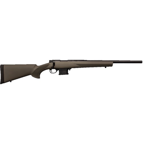 HOWA M1500 Mini-Action 7.62x39 20" 5rd Bolt RIfle w/ Threaded Barrel - Black / OD Green for sale at KYGUNCO.