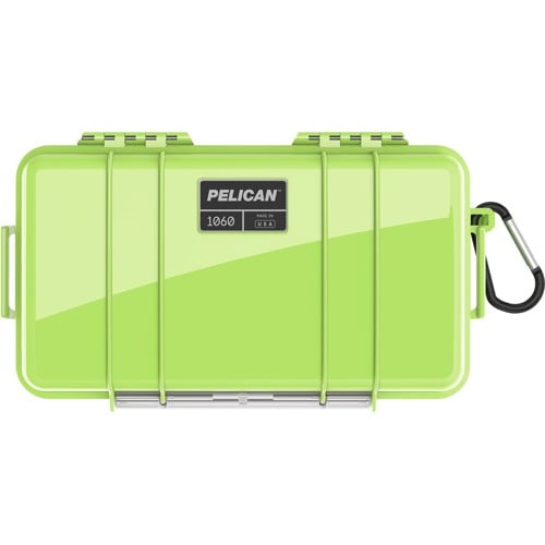 PELICAN 1060 Micro Case (Bright Green) for sale at KYGUNCO.