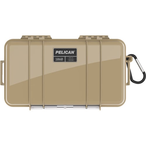 PELICAN 1060 Micro Case Black, Desert Tan for sale at KYGUNCO.