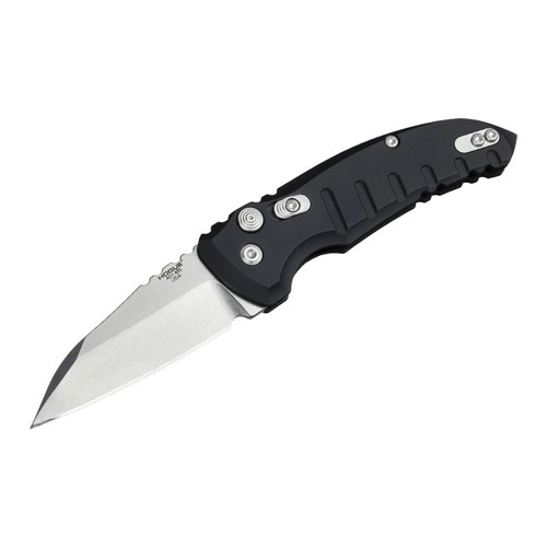 HOGUE A01-Microswitch 2.75" Wharncliffe Tumble Black for sale at KYGUNCO.